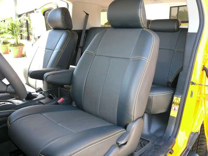 Clazzio FJ Cruiser REAR Seat Covers 2007-2008 - Click Image to Close